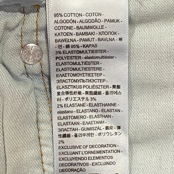 Levis 505 Jeans Mens 36 x 32 Straight Leg Regular Fit Medium Wash Denim - Picture 12 of 13